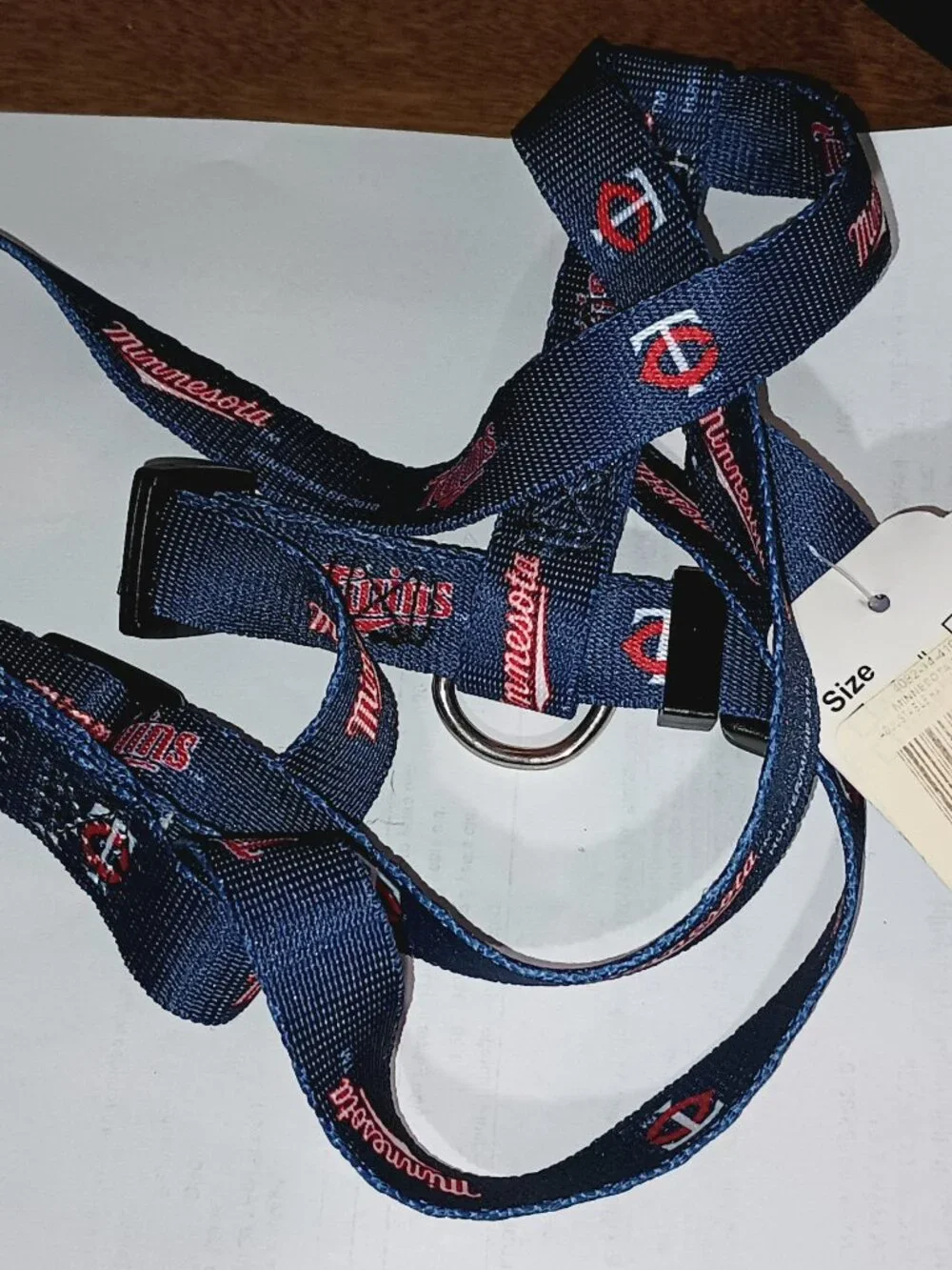 NEW Minnesota Twins MLB Adjustable Pet Harness Medium